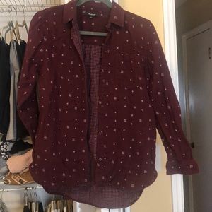 Madewell flannel button up